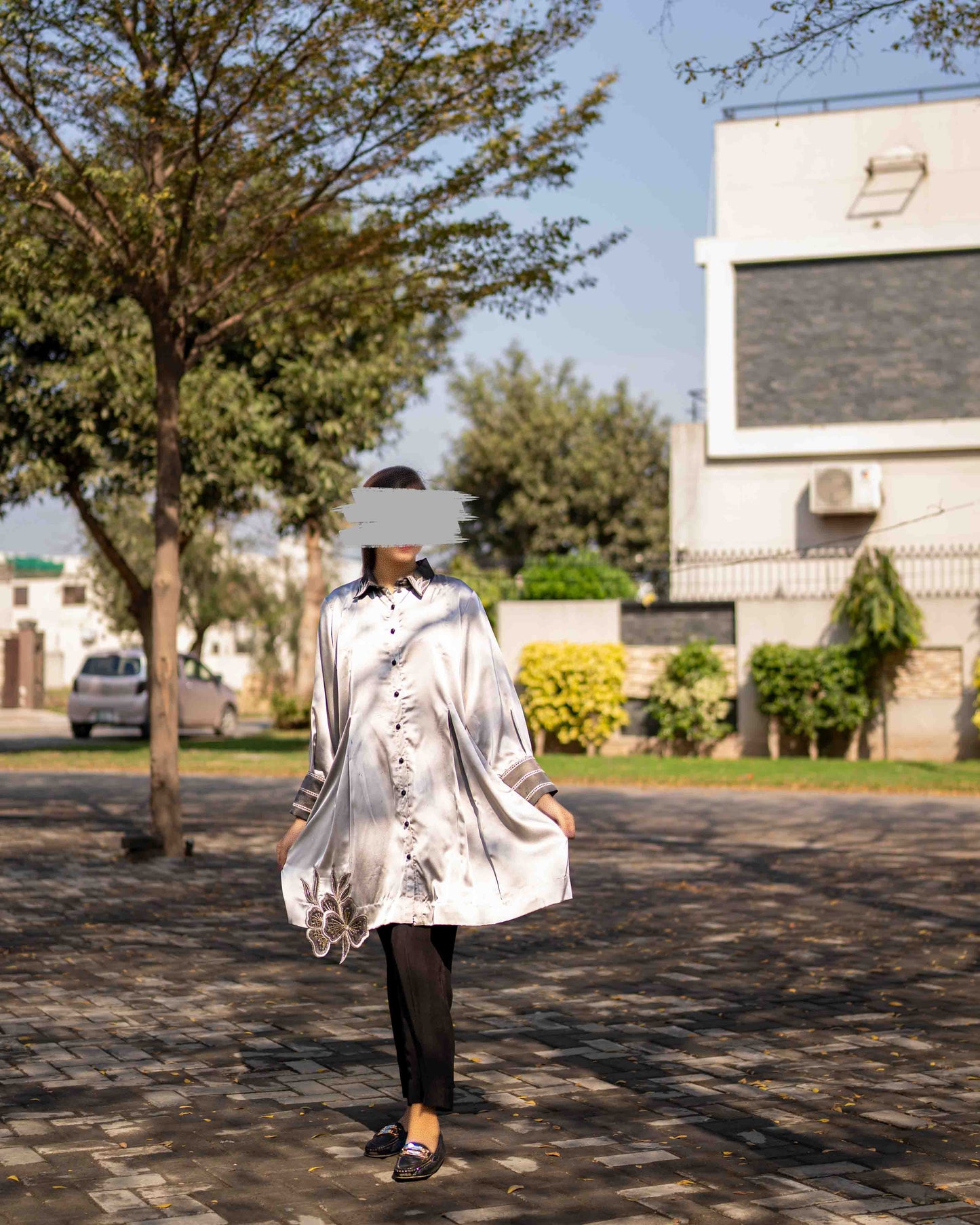 1 Piece Silver Shirt