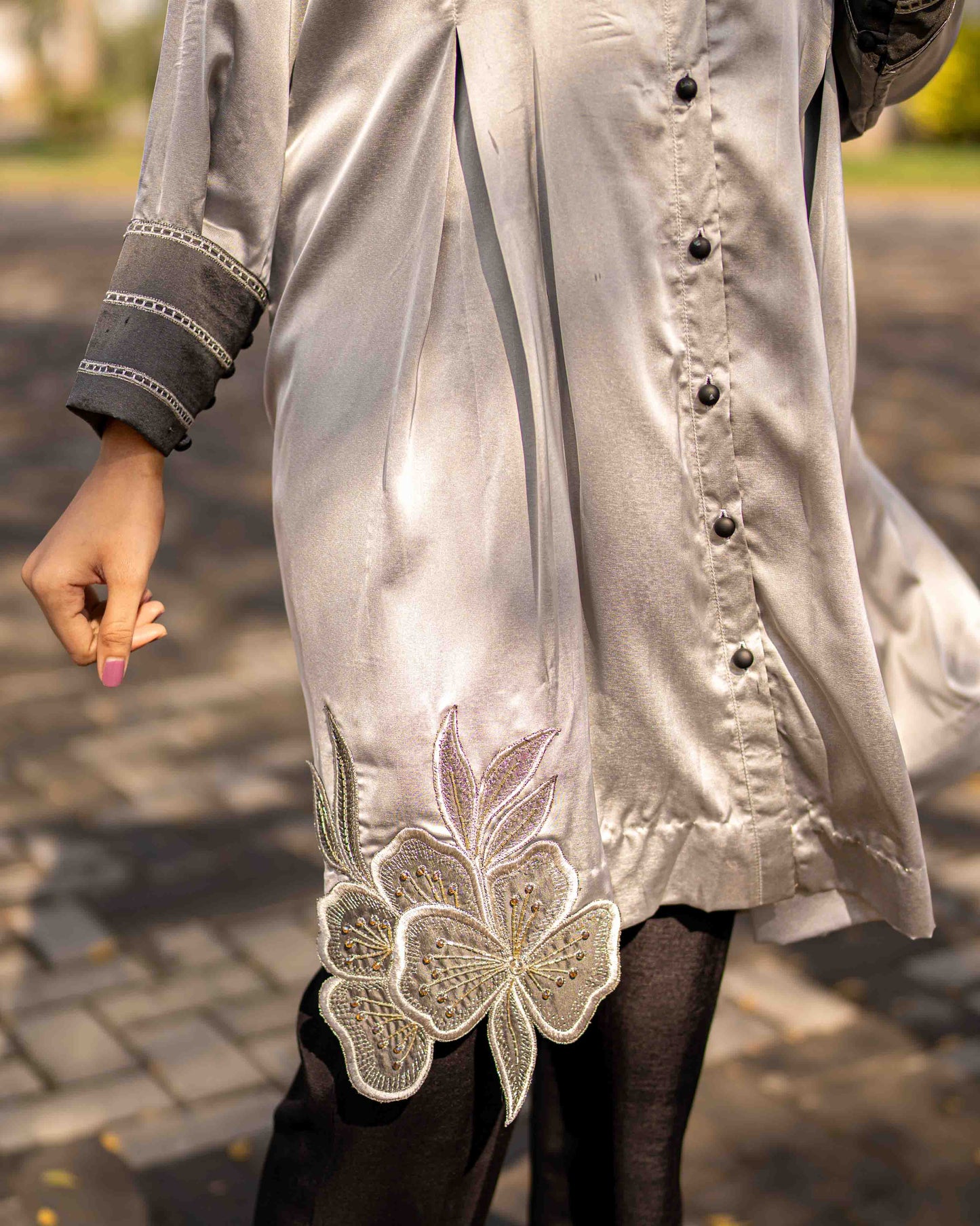 1 Piece Silver Shirt
