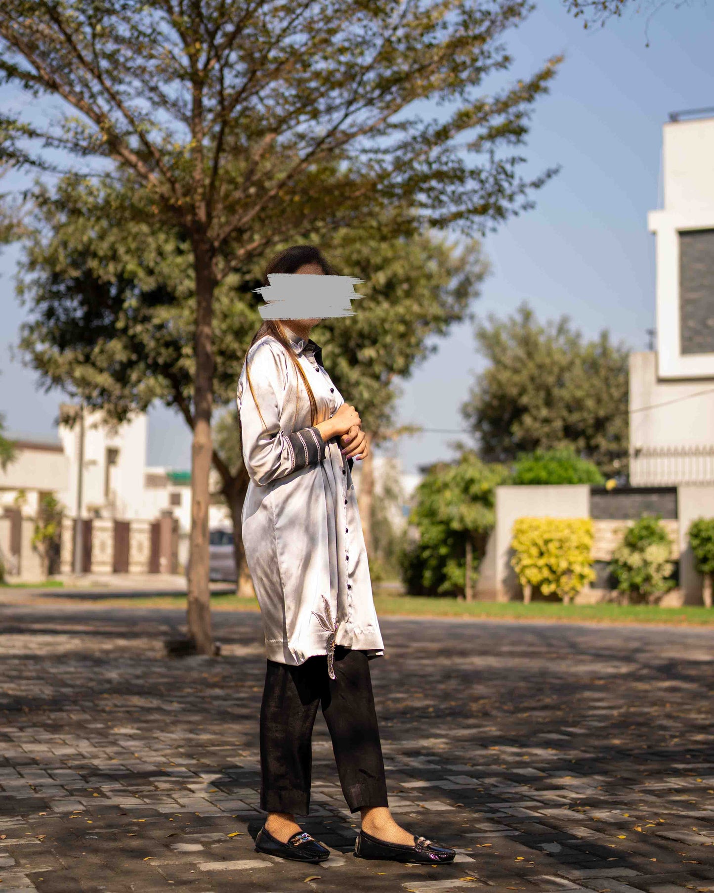 1 Piece Silver Shirt