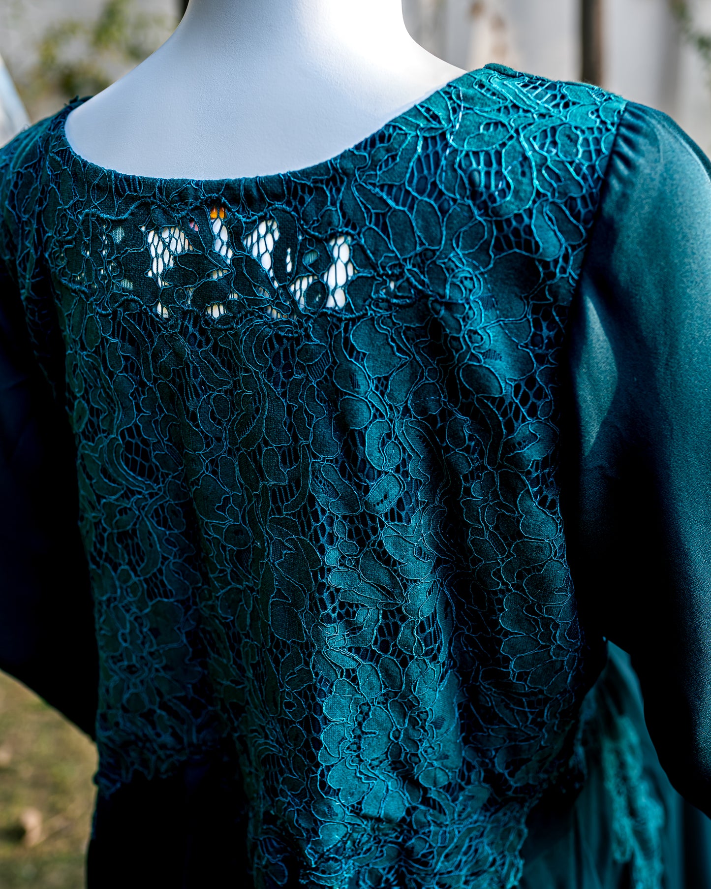 Elegant Zink Georgette Dress