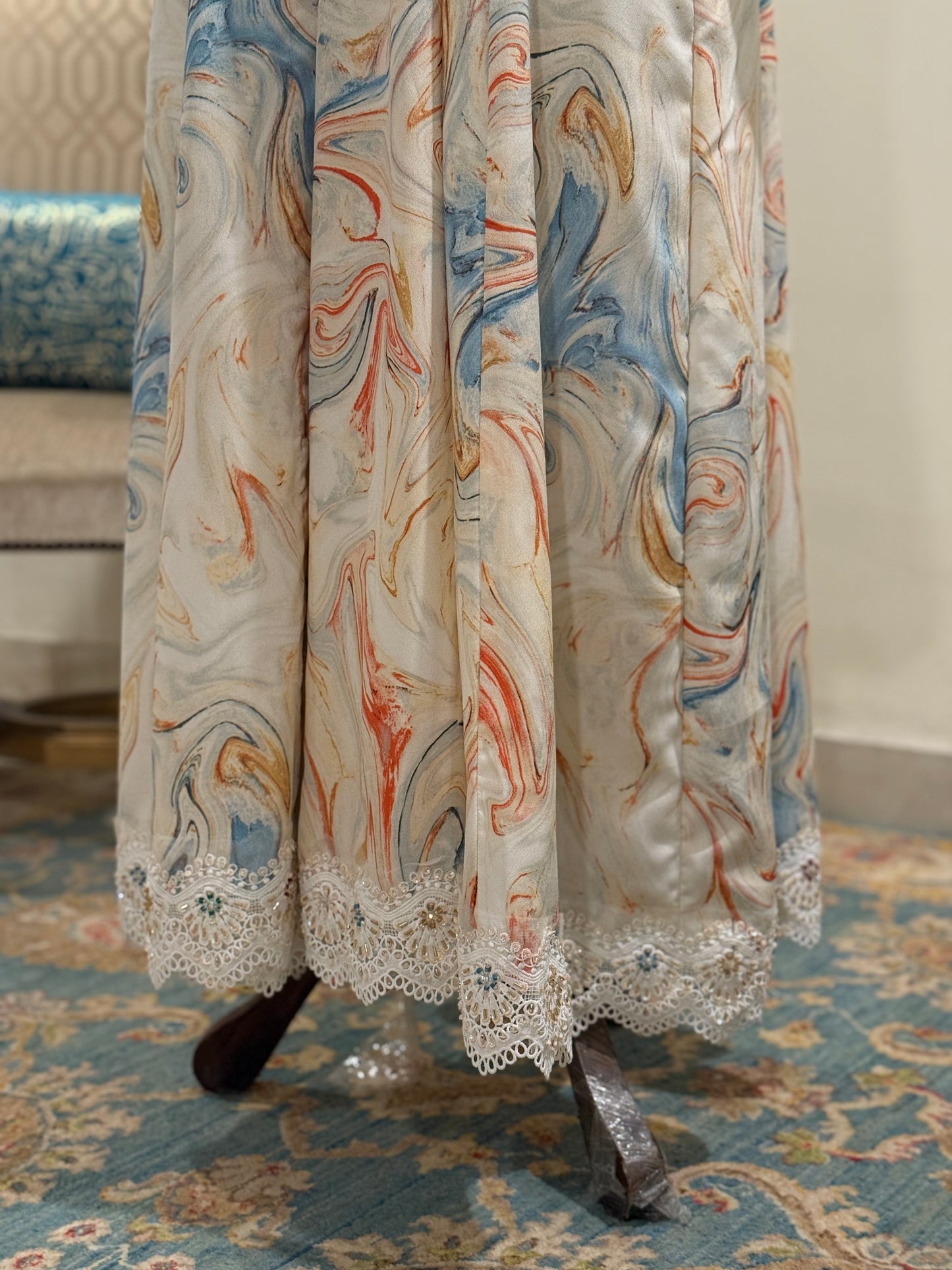 Elegant multi color angrakha frok