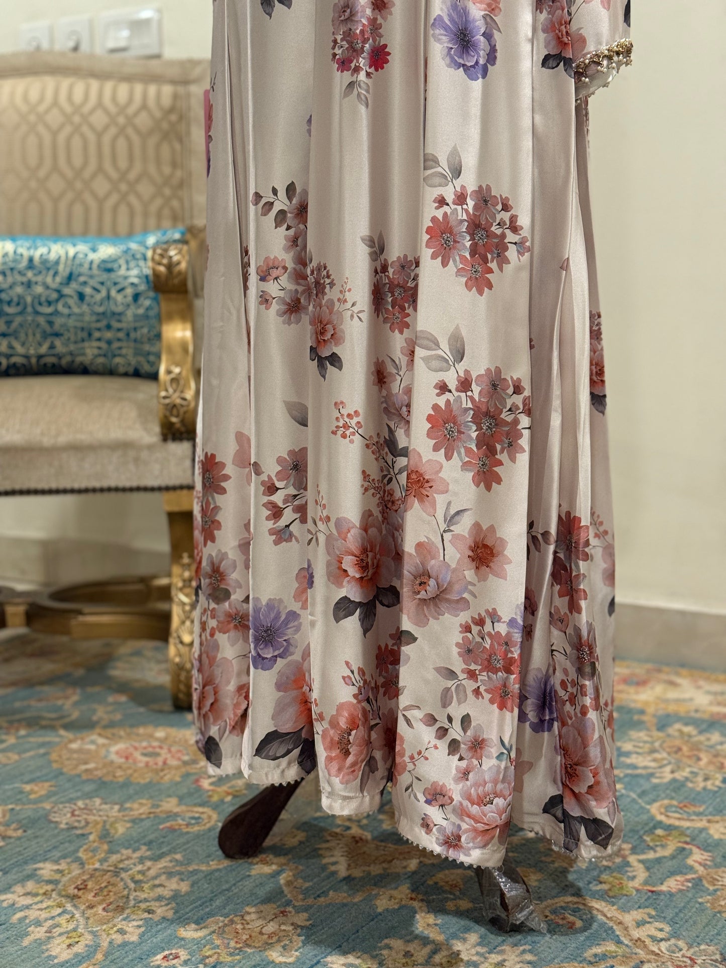 Sophisticated silk maxi