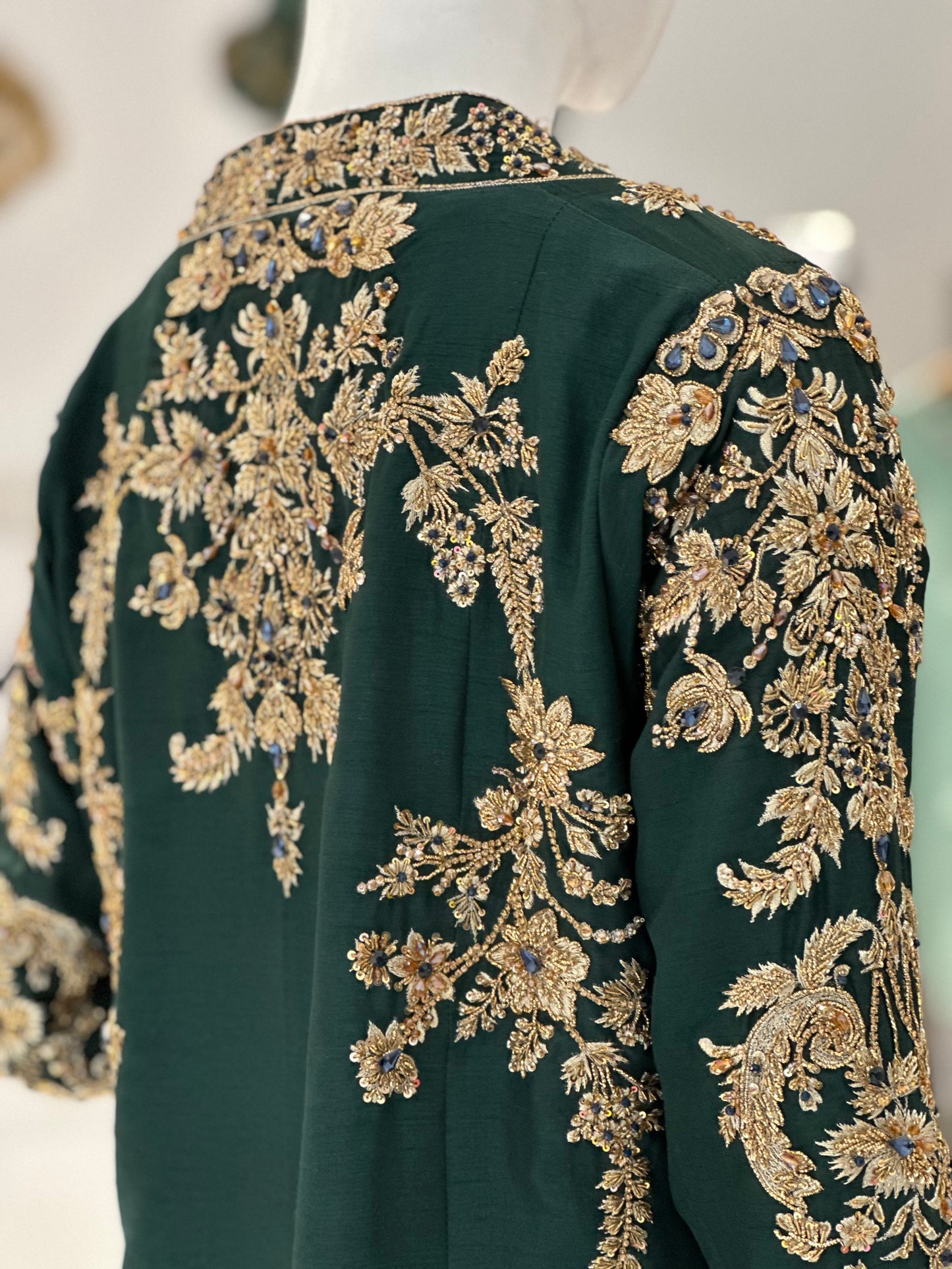 2 PC Green Gown