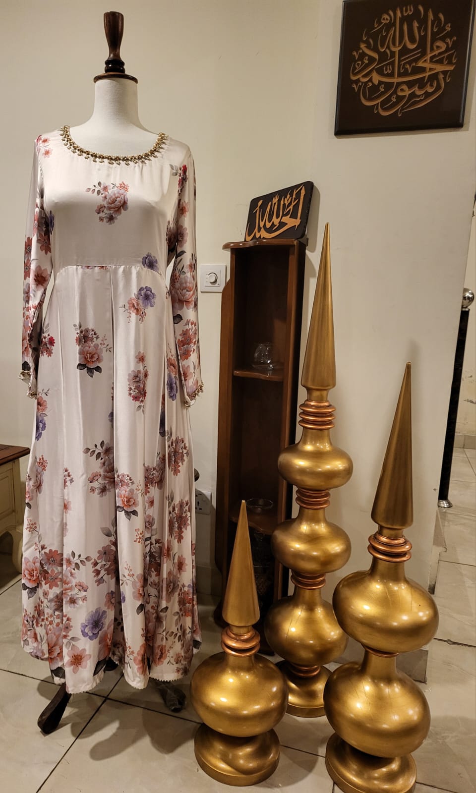 Sophisticated silk maxi