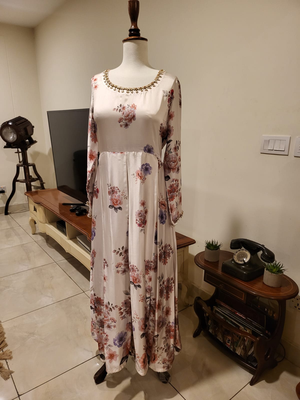 Sophisticated silk maxi