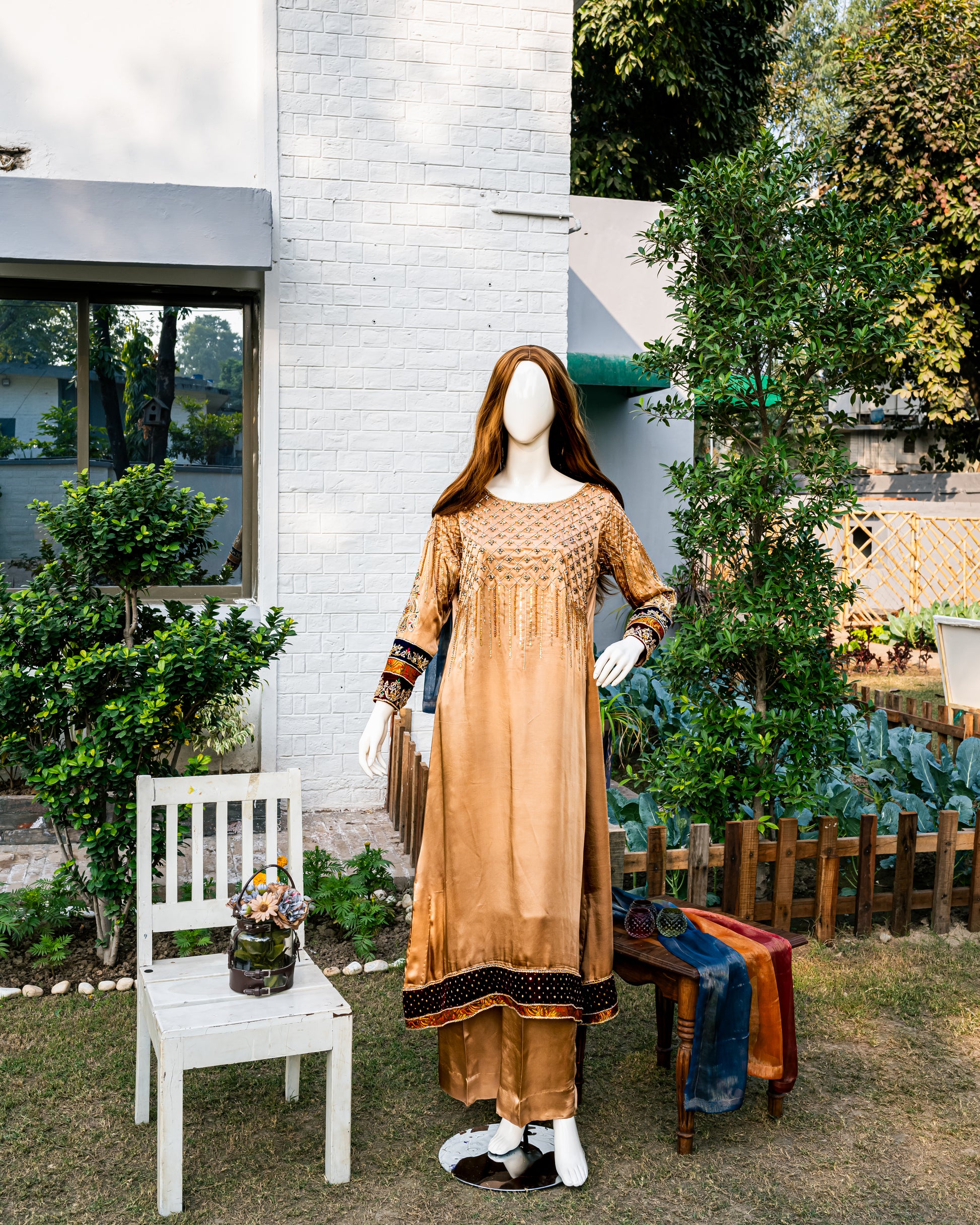 Bronze Shamoz Suit - Front Pose