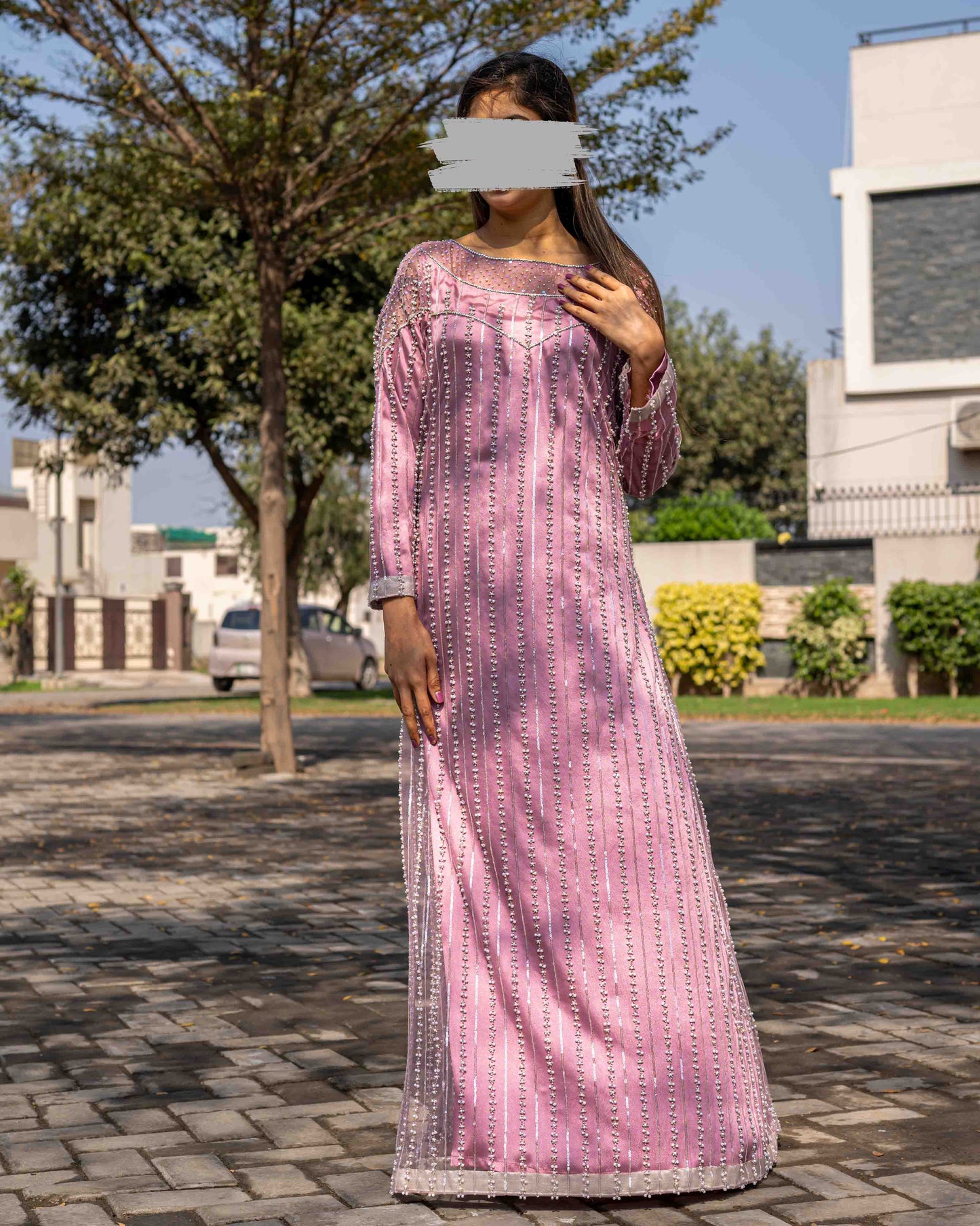 Lavender Net Maxi
