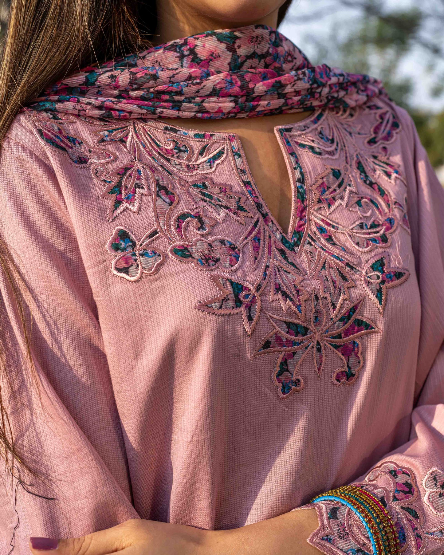 Light Purple Lawn Cotton Suit