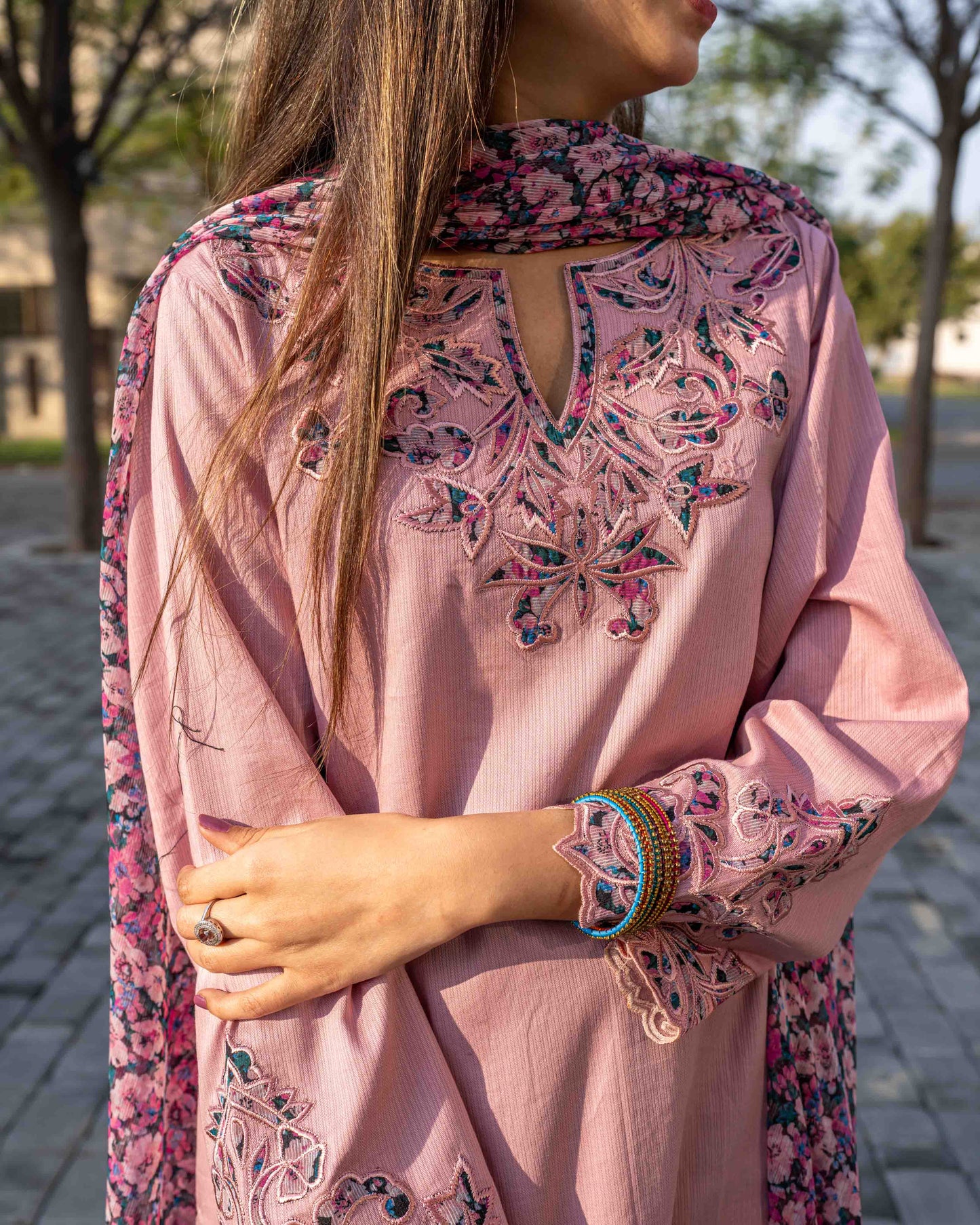 Light Purple Lawn Cotton Suit