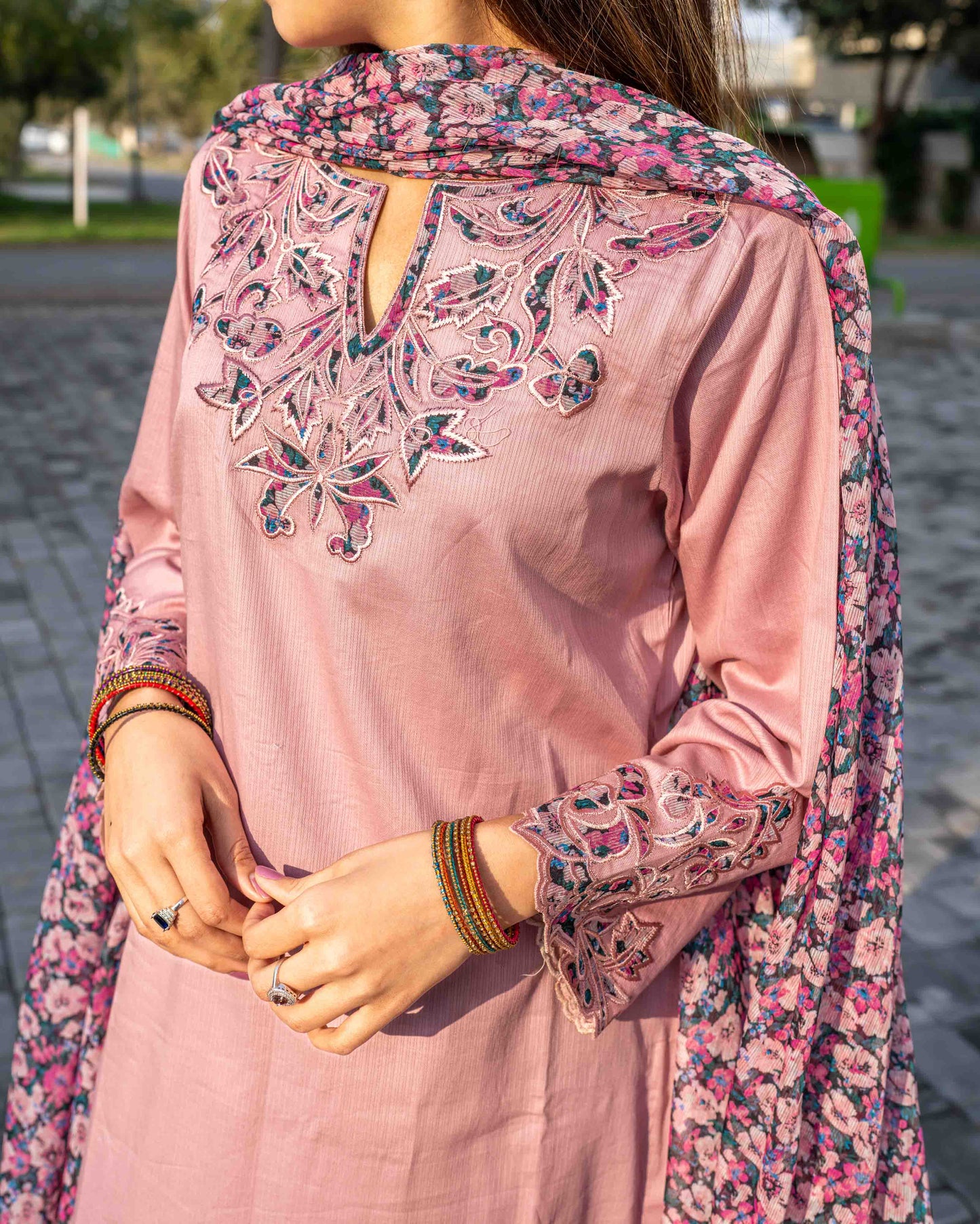 Light Purple Lawn Cotton Suit