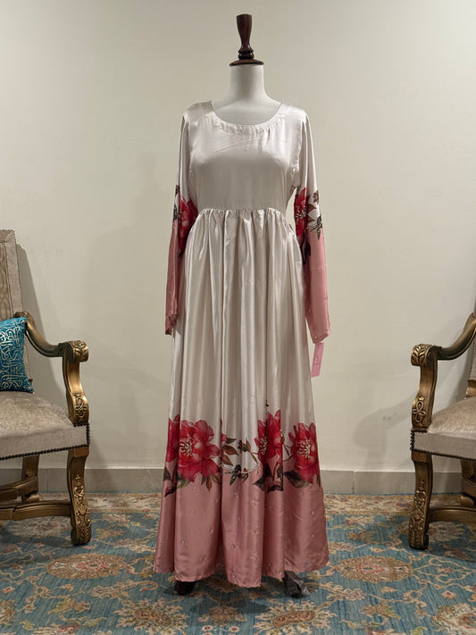 Exclusive pearl white Maxi