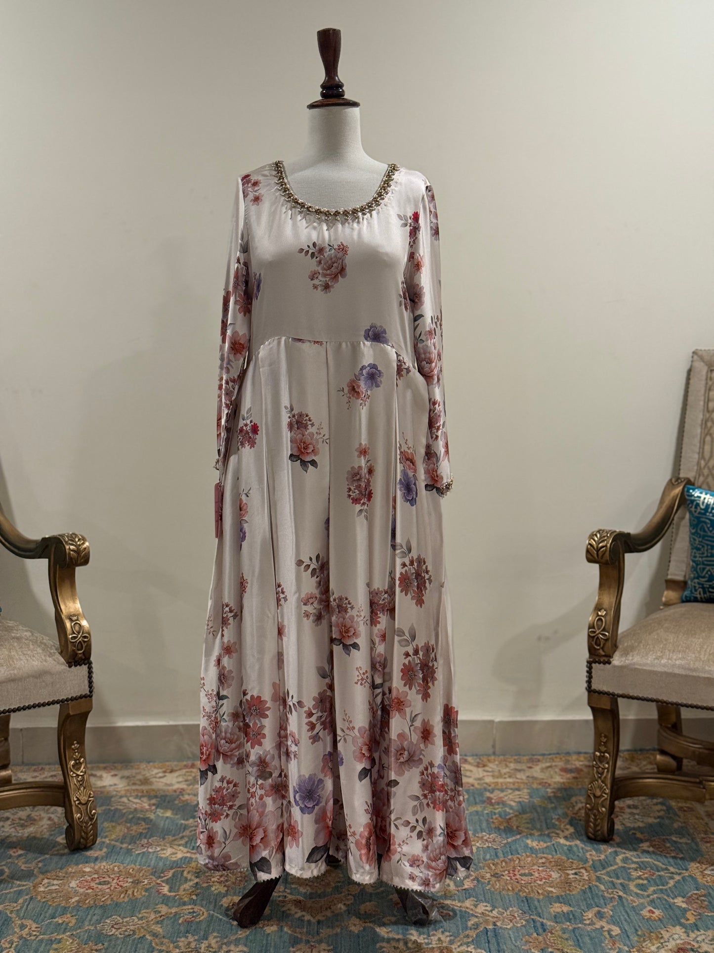 Sophisticated silk maxi