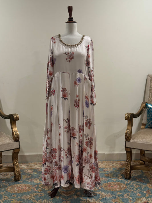 Sophisticated silk maxi