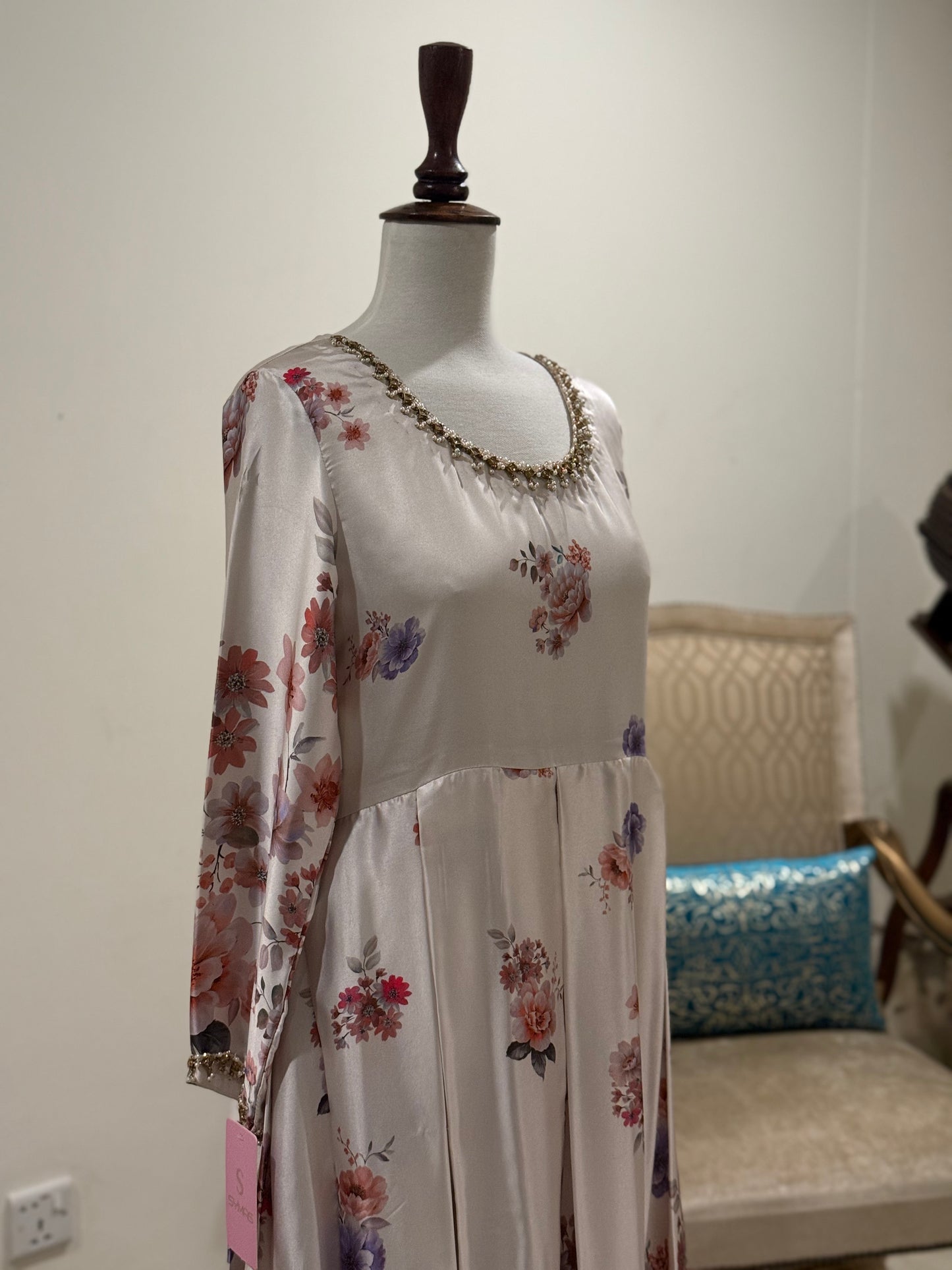 Sophisticated silk maxi