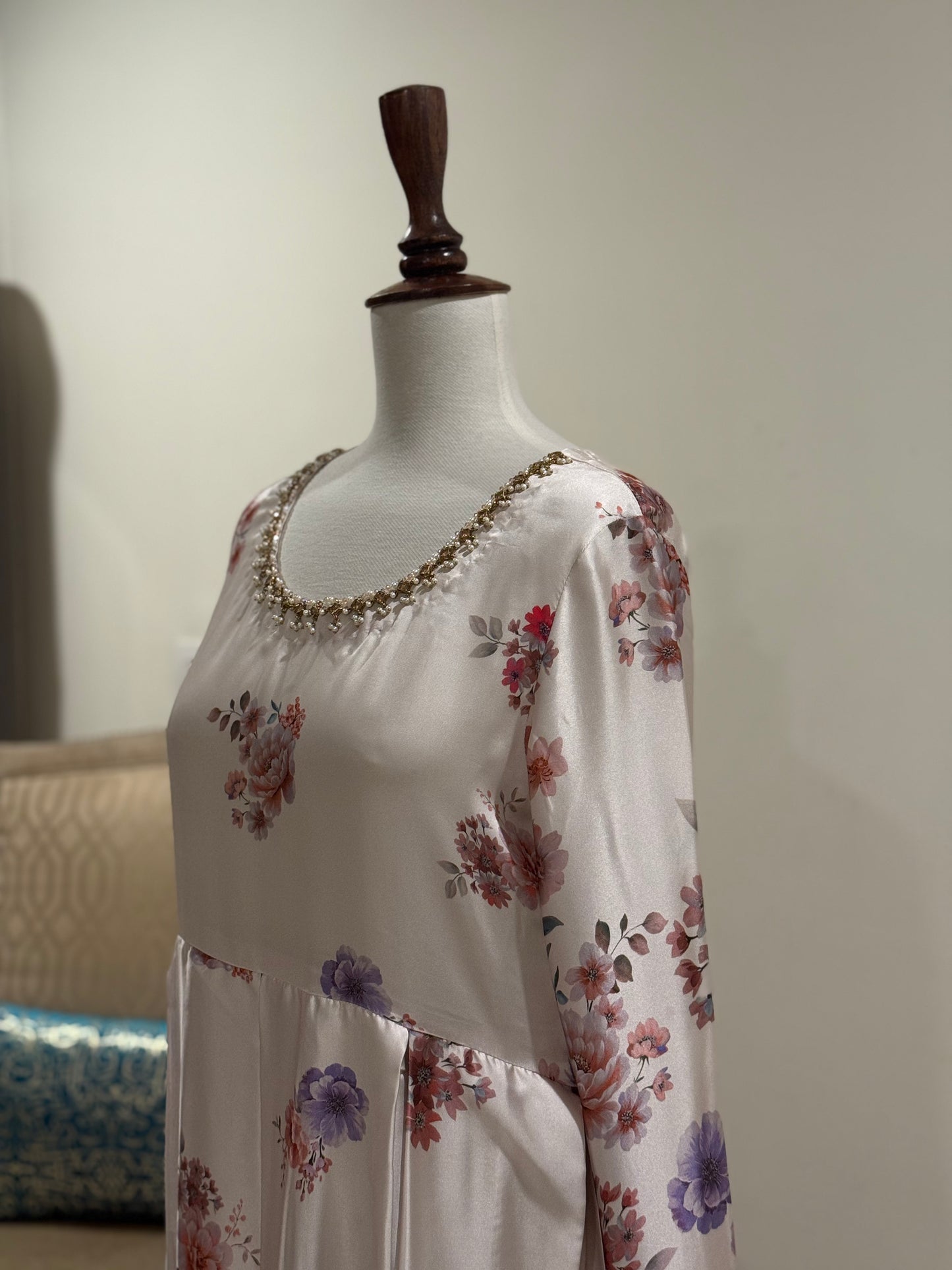 Sophisticated silk maxi