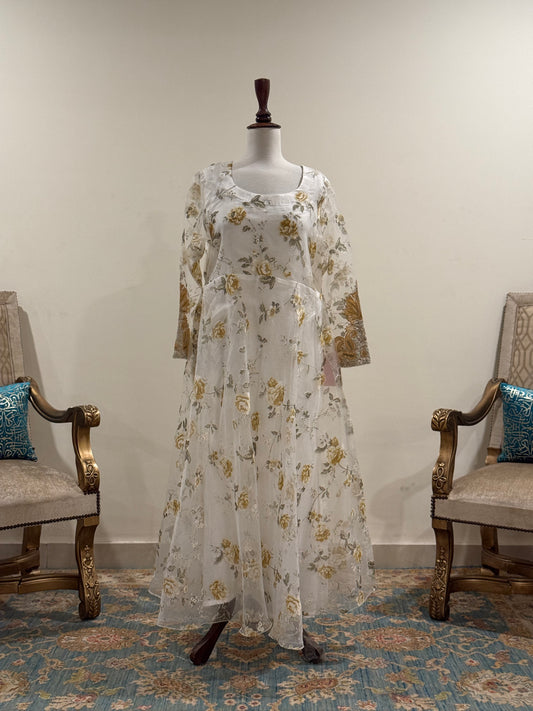 Elegant organza Maxi