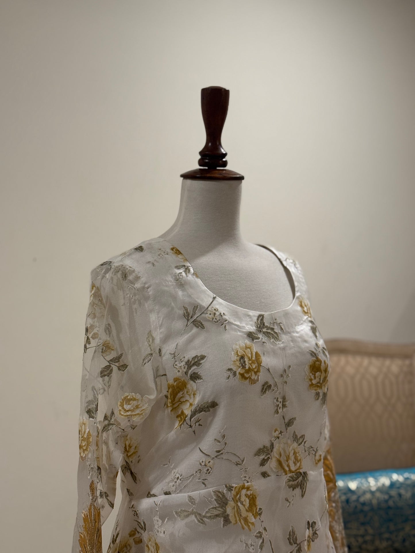 Elegant organza Maxi