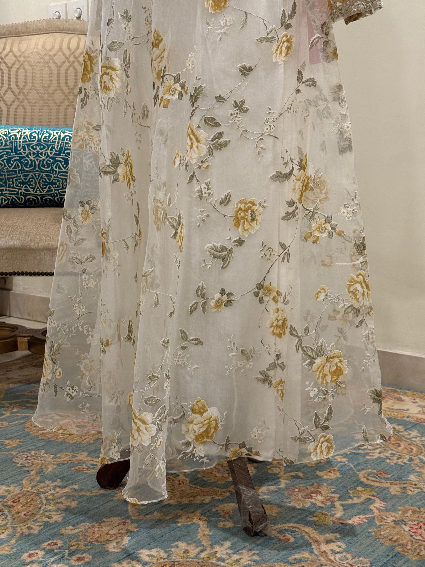 Elegant organza Maxi