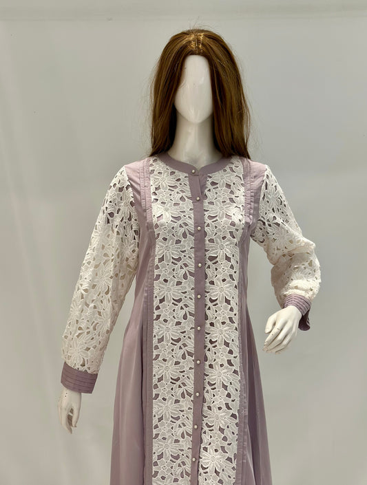 Classic Cotton Chikankari Dress