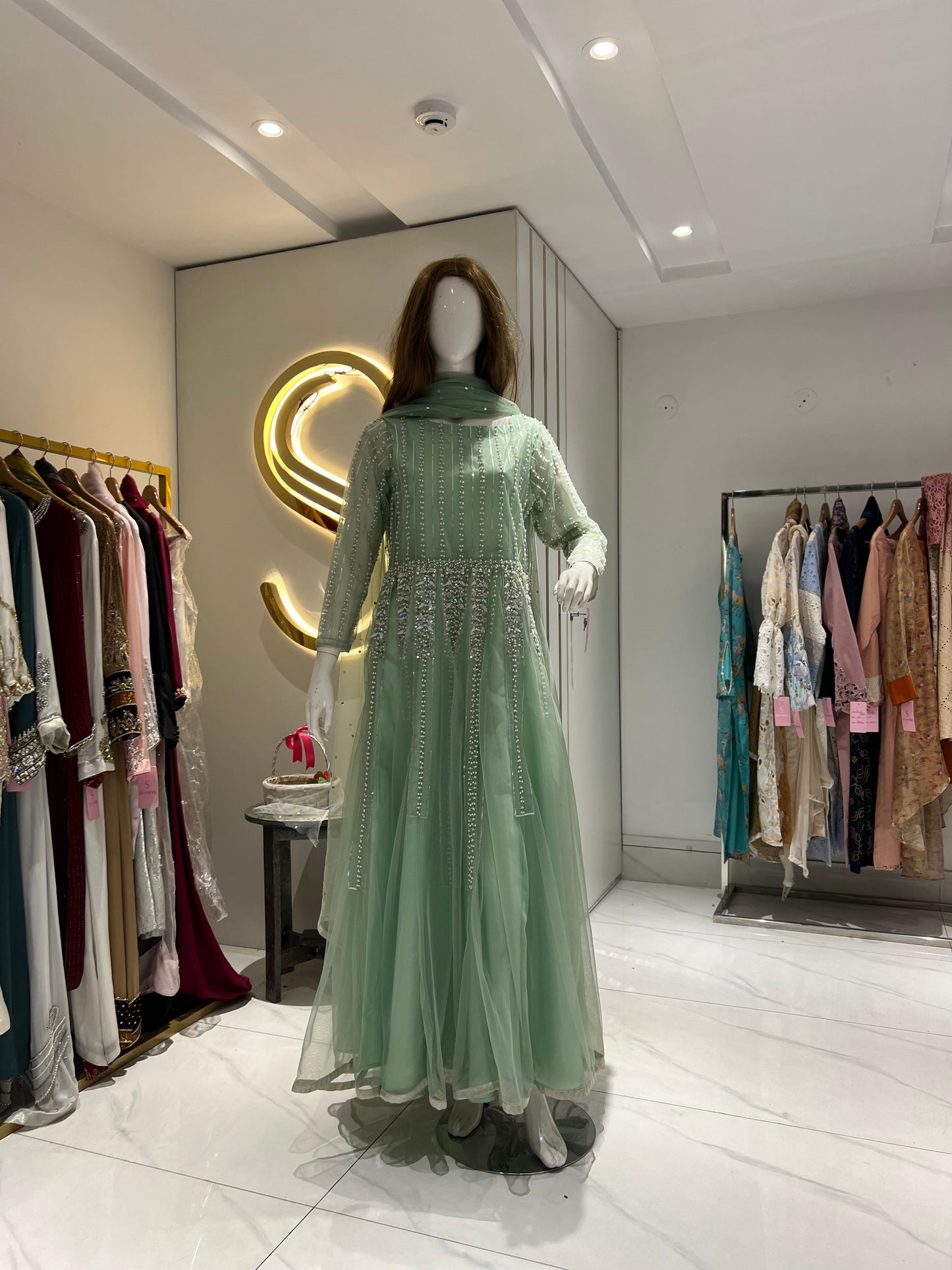 Light Green Maxi Dress