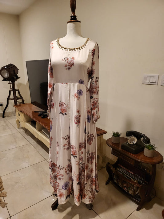Sophisticated silk maxi