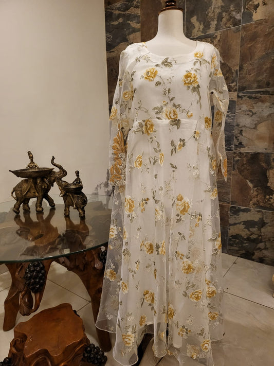 Elegant organza Maxi