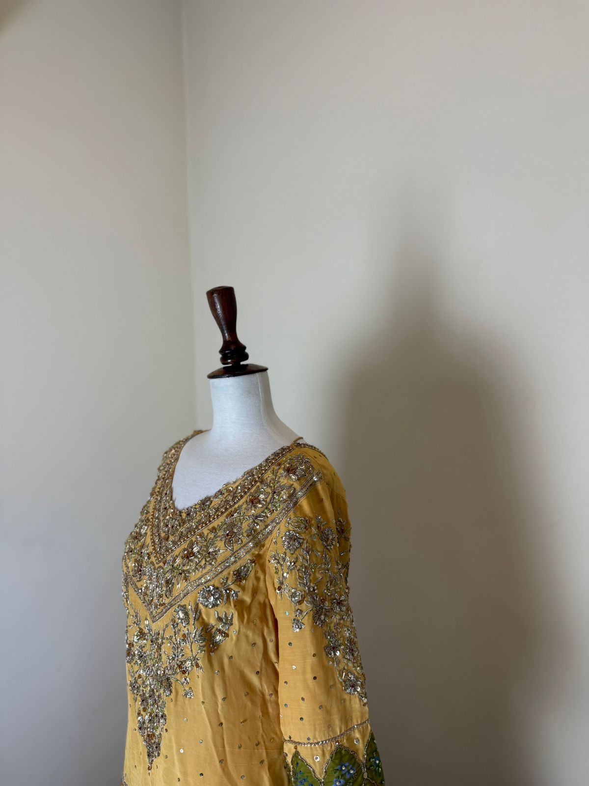 Green lehnga mehndi formal