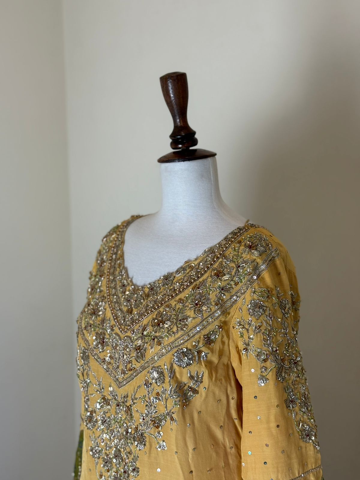 Green lehnga mehndi formal