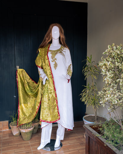 White Shamoz Dress - 2nd Front Pose