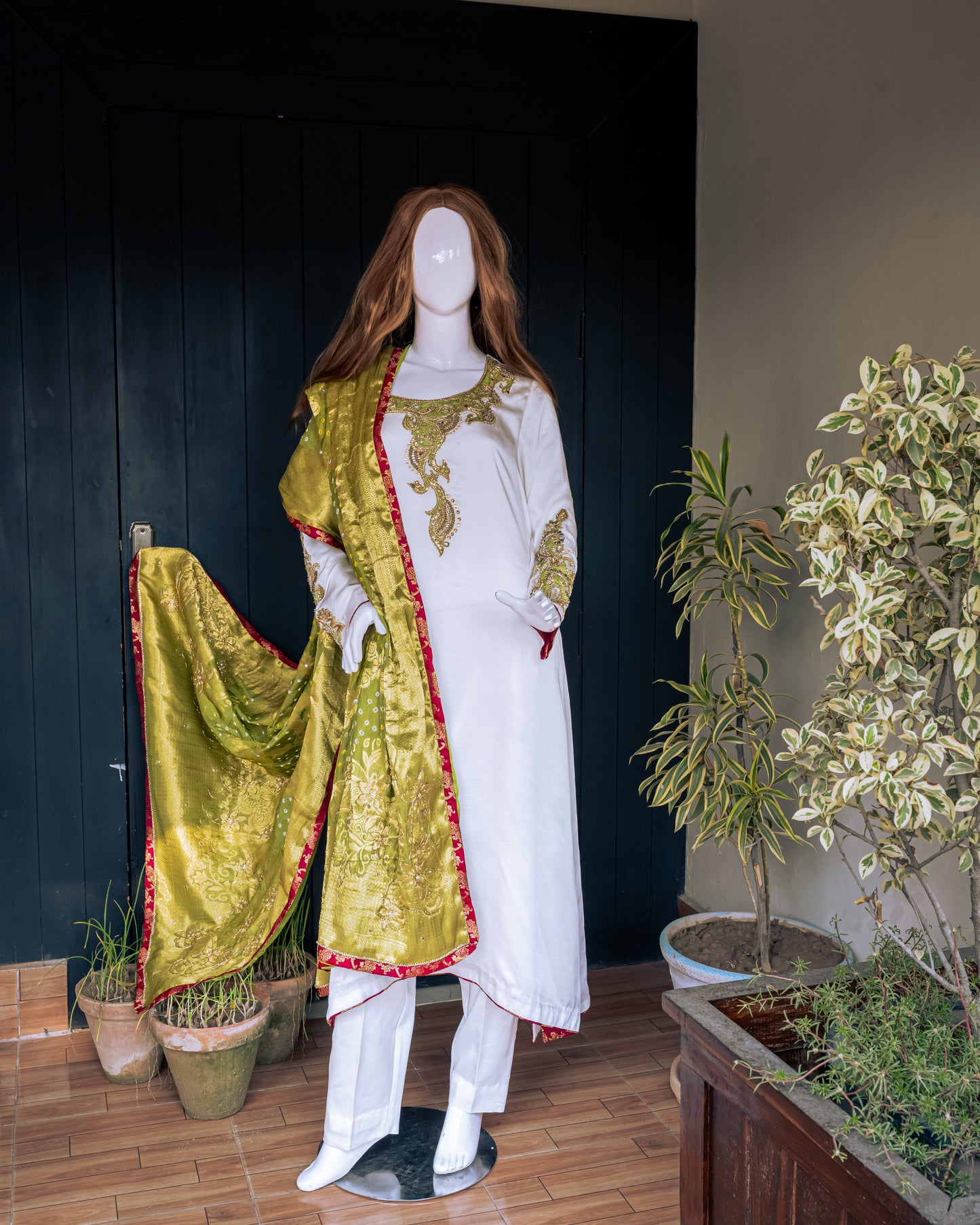 White Shamoz Dress - 3rd Front Pose