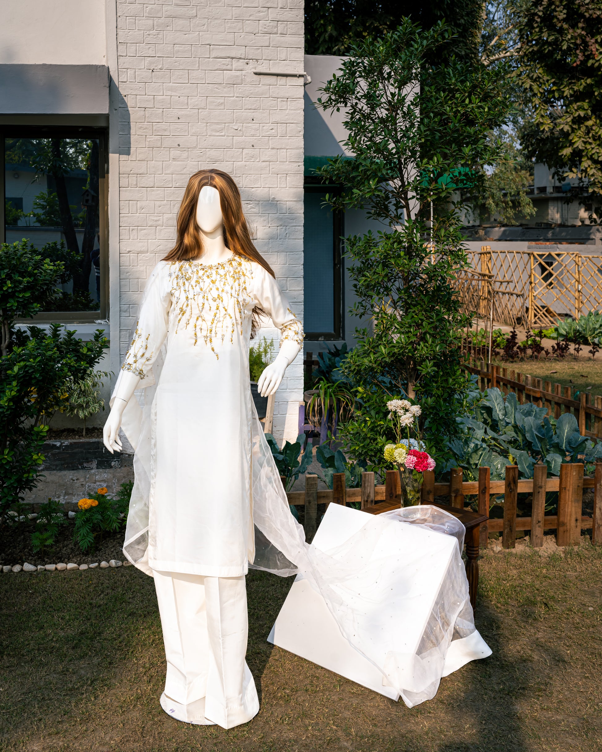 White Suit - Front Pose